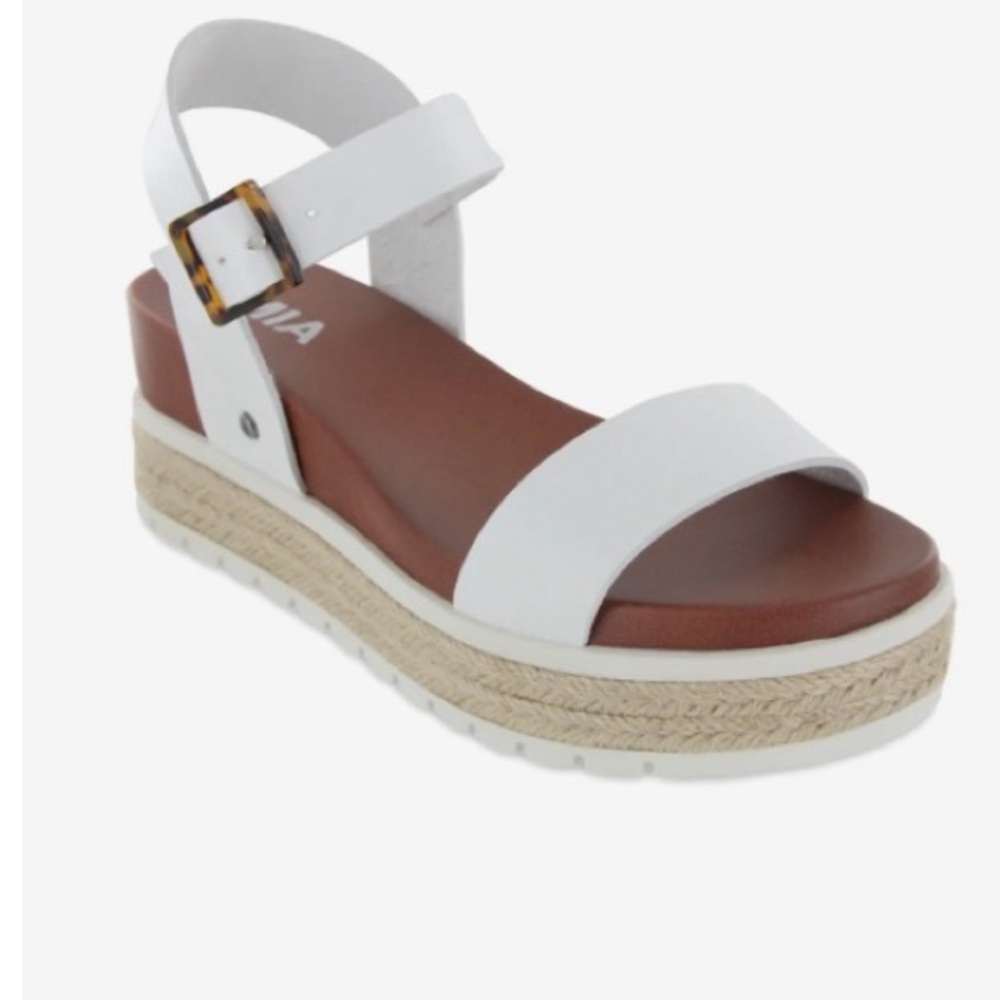 MIA White Platform Sandals